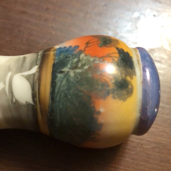 Nippon made in Japan Lustre Ware Swan Salt n Pepper Shakers set - Picture 10 of 10